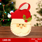 Christmas Gift Portable Brushed Gift Bag