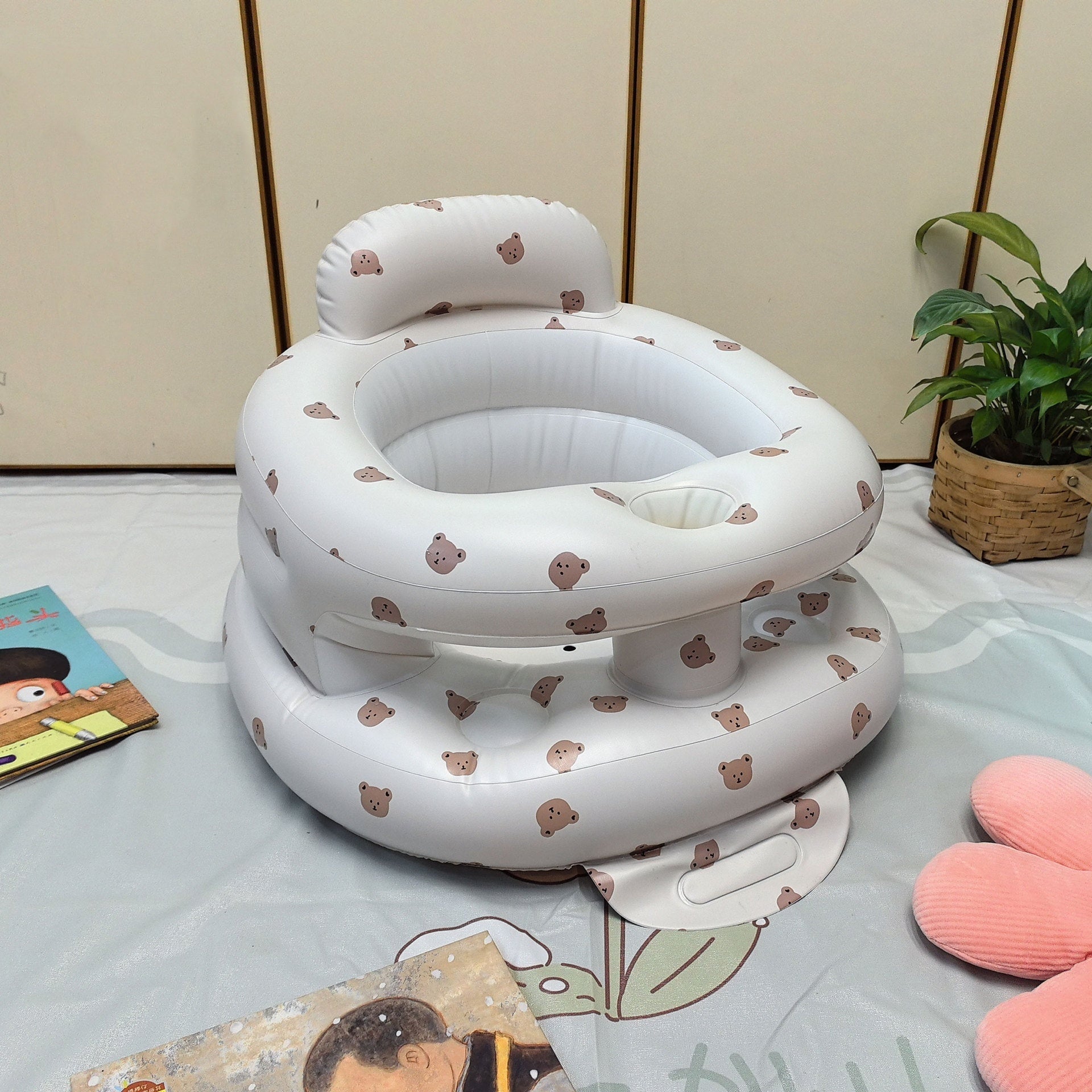 PVC Inflatable Baby Seat | Portable Infant Dining Chair