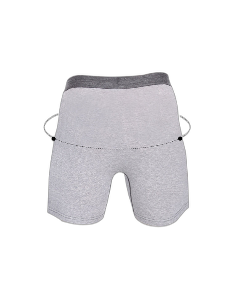 Men's Sport Anti-Chafing Cotton Boxer Briefs