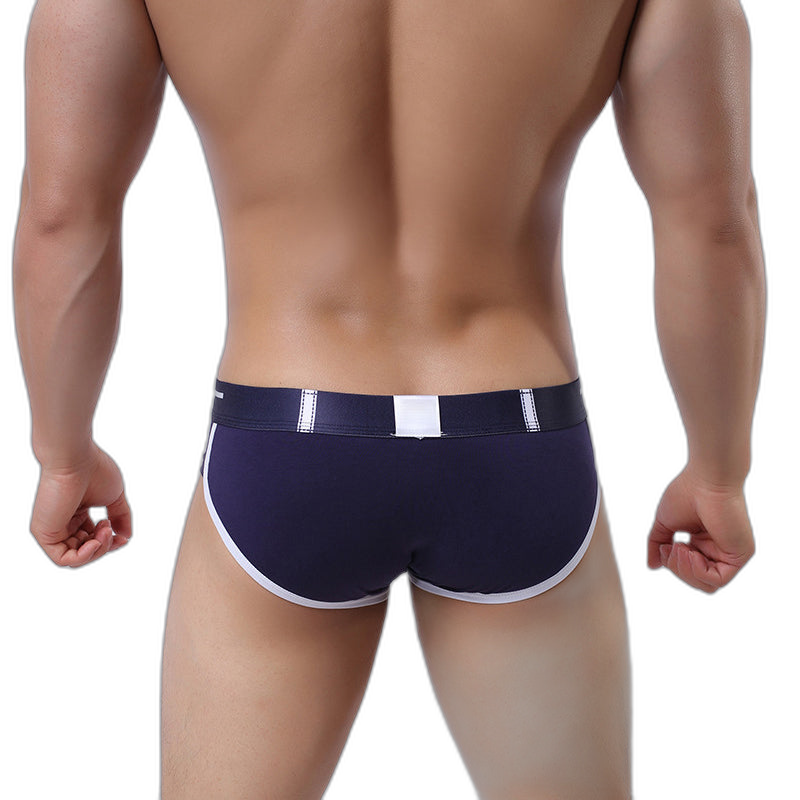 Contrast Mesh Breathable Cotton Briefs