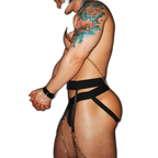 Full Body Elastic Harness with Chains & Jockstrap
