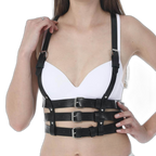 Leather Chest Harness – Adjustable Fetish Restraint