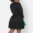 Women's Casual And Comfortable Crew-neck Long-sleeve Dress