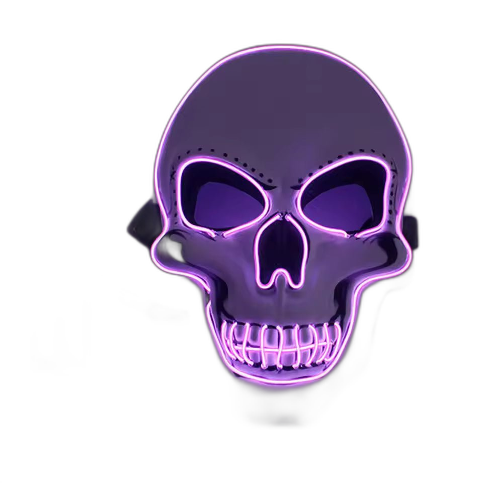Neon Skully Mask