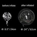 EFAY Bobo Balloons – 25-Pack Pre-Stretched Clear Balloons for DIY Bubble Balloon Decor (Up to 24" After Inflation)