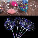 EFAY Large Balloon Sticks with Big Cups – 35 Sets, 17" Tall, for 10–30" Balloons