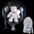EFAY Large Clear Balloons for Stuffing - 10 Pack, Extra Wide Mouth Bubble Balloons