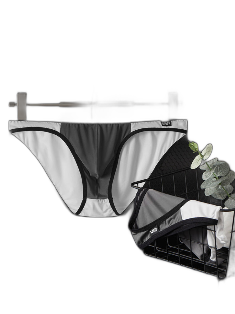 Men's Thin Low-rise Breathable Large Pouch Briefs