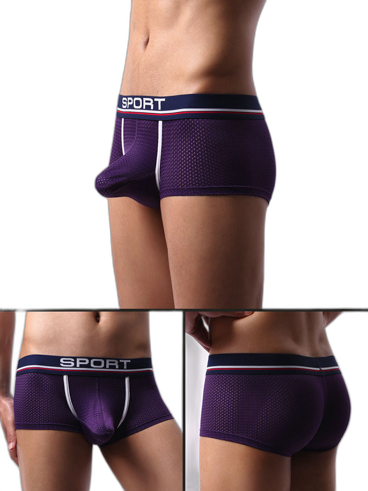 2 Pack Breathable Separate Pouch Boxer Briefs