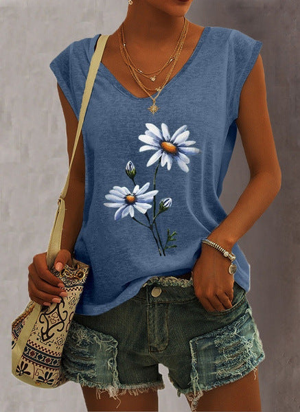Women's Short-sleeve Wish-style Western-style Tank Top