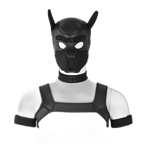 Beta Puppy Play Set - Pup Hood & BDSM Collar & Chest Harness