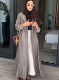 Simple Graceful Mid-length Cardigan Trench Coat