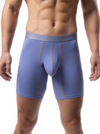 2 Pack Men's Cotton Casual Sporty Mid-Rise Sexy Pouch Midway Briefs