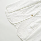 Casual Embroidered Hollow Out Single Breasted Jacket