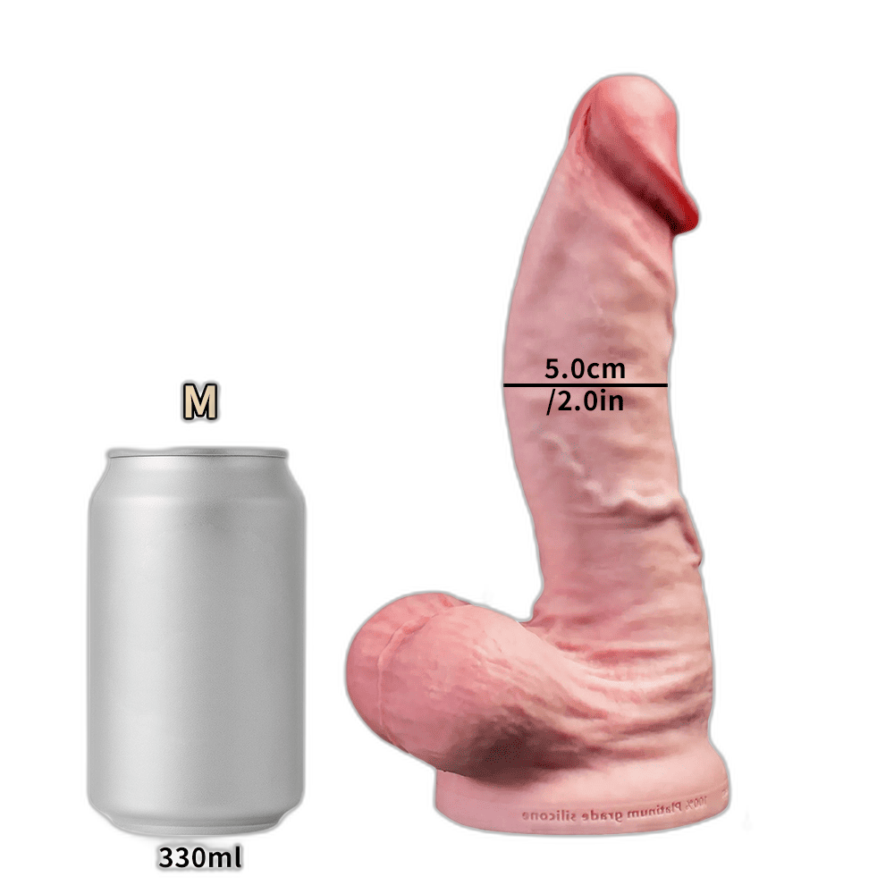 Vivid - Realistic Silicone Dildo with Suction Cup - Long Dildo