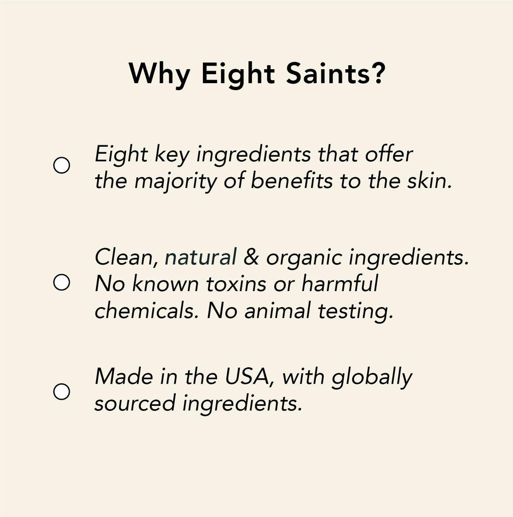 Eight Saints Retinol Eye Cream – Natural & Organic, Smooths Fine Lines | 0.5 oz