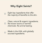 Eight Saints Retinol Eye Cream – Natural & Organic, Smooths Fine Lines | 0.5 oz