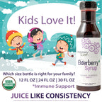 Elderberry Queen Organic Elderberry Syrup 30 Fl Oz – Sambucus & Aronia, USA Made