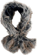 Sock Stack Elegant Faux Fur Winter Scarf Wrap Collar Shawl For Women Paris Style Neck
