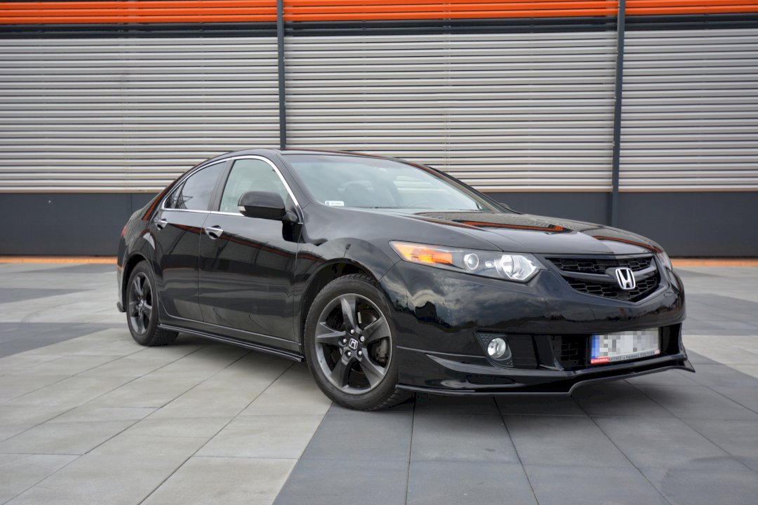 Maxton Design - FRONT SPLITTER HONDA ACCORD MK8 TYPE-S (CU-SERIES) PRE-FACELIFT SEDAN (2009-2011)