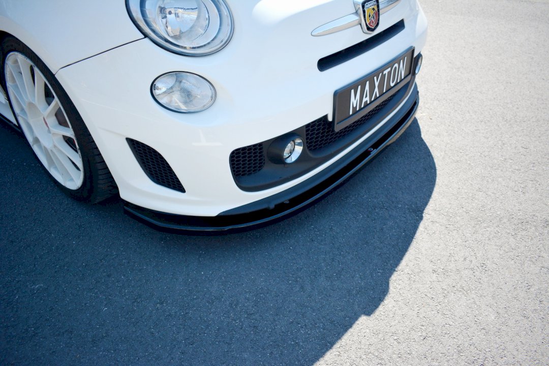 Maxton Design - FRONT SPLITTER V.2 FIAT 500 MK1 ABARTH (2008-2016)