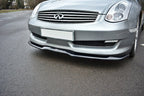 Maxton Design - FRONT SPLITTER V.1 INFINITI G35 COUPE (2003-2007)