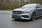 Maxton Design - FRONT SPLITTER V.1 MERCEDES-BENZ CLA C117 AMG-LINE FACELIFT (2017-UP)