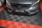 Maxton Design - FRONT SPLITTER MERCEDES C-CLASS W205 COUPE AMG-LINE (2015-2018)