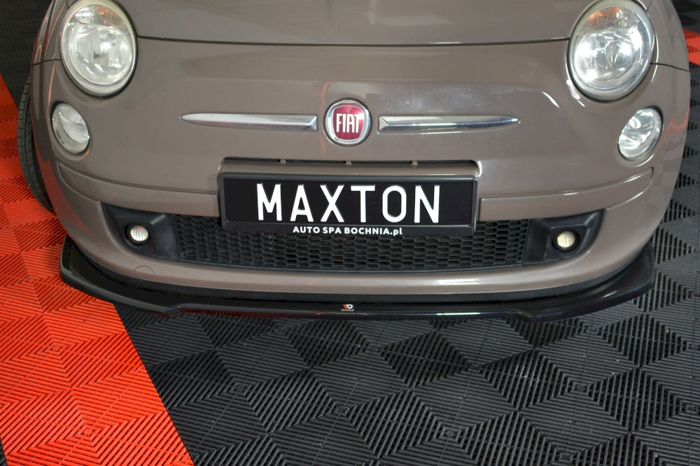 Maxton Design - FRONT SPLITTER V.2 FIAT 500 PRE-FACELIFT (2007-2014)