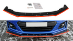 Maxton Design - FRONT SPLITTER (BLACK & RED) V.4 SUBARU BRZ FACELIFT 2017-2020