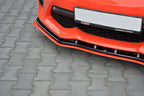 Maxton Design - FRONT SPLITTER (BLACK & RED) V.4 TOYOTA GT86 FACELIFT 2017-2020