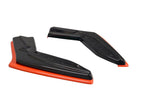 Maxton Design - REAR SIDE SPLITTERS (BLACK & RED) V.2 TOYOTA GT86 FACELIFT (2017-UP)