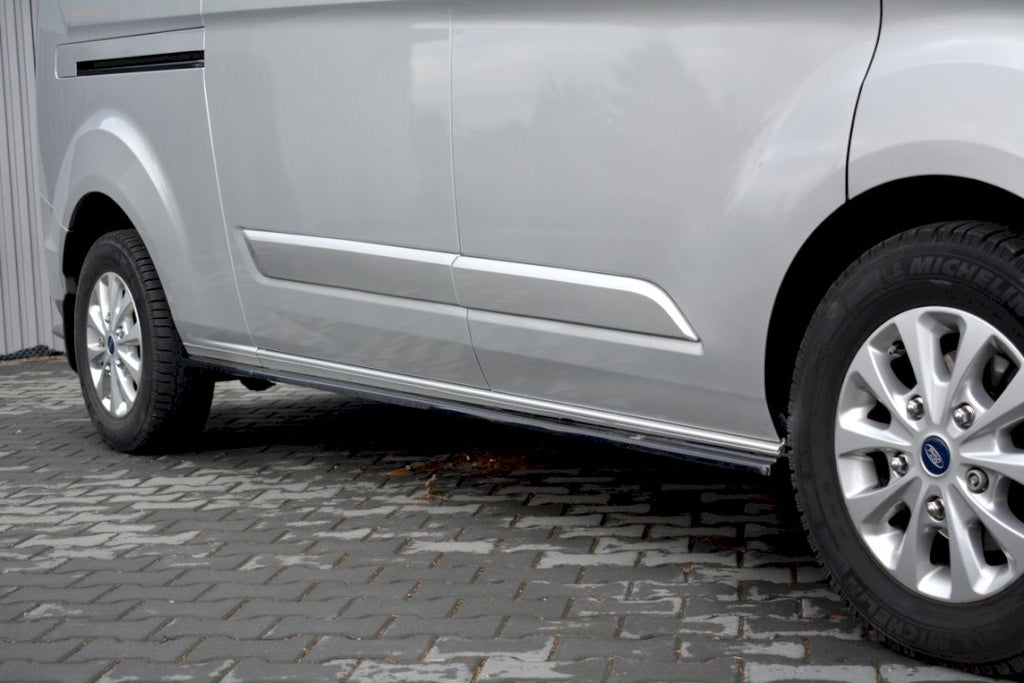 Maxton Design - SIDE SKIRTS SPLITTERS FORD TRANSIT CUSTOM MK 1 FACELIFT (2018-2023)