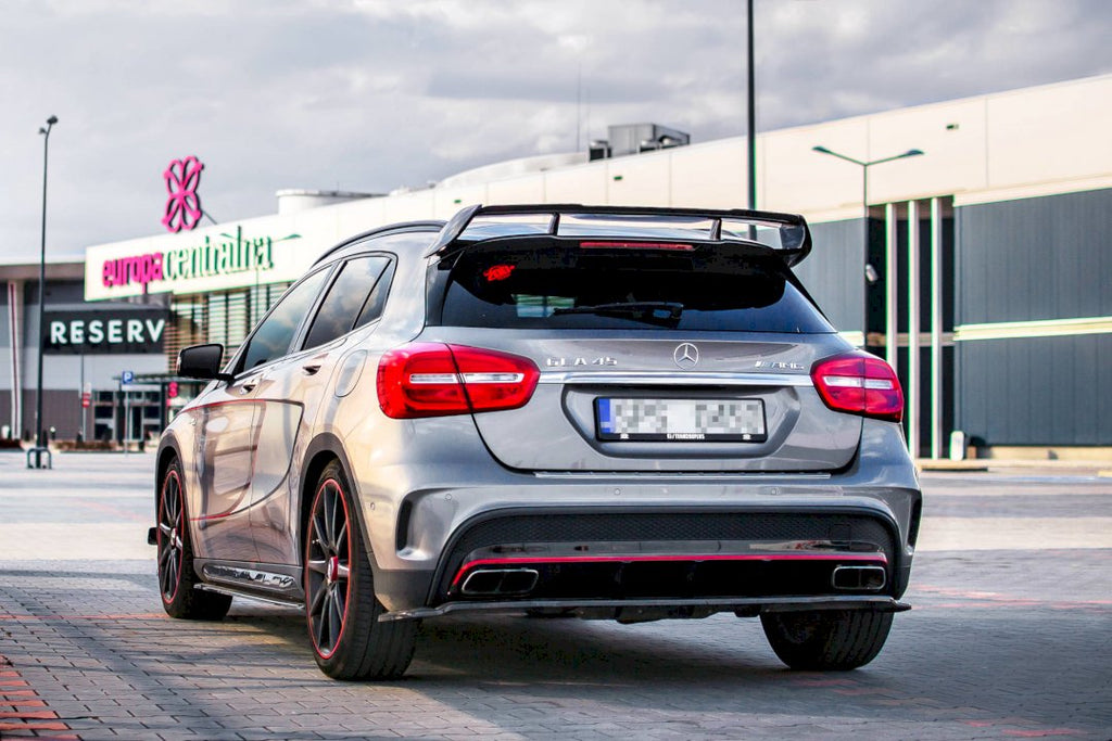 Maxton Design - SPOILER EXTENSION CAP MERCEDES-BENZ GLA 45 AMG SUV (X156) PRE-FACELIFT (2014-2017)