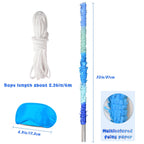 EnriQ 30-Inch Unbreakable Piñata Stick Kit with Blindfold – Blue