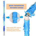 EnriQ 30-Inch Unbreakable Piñata Stick Kit with Blindfold – Blue