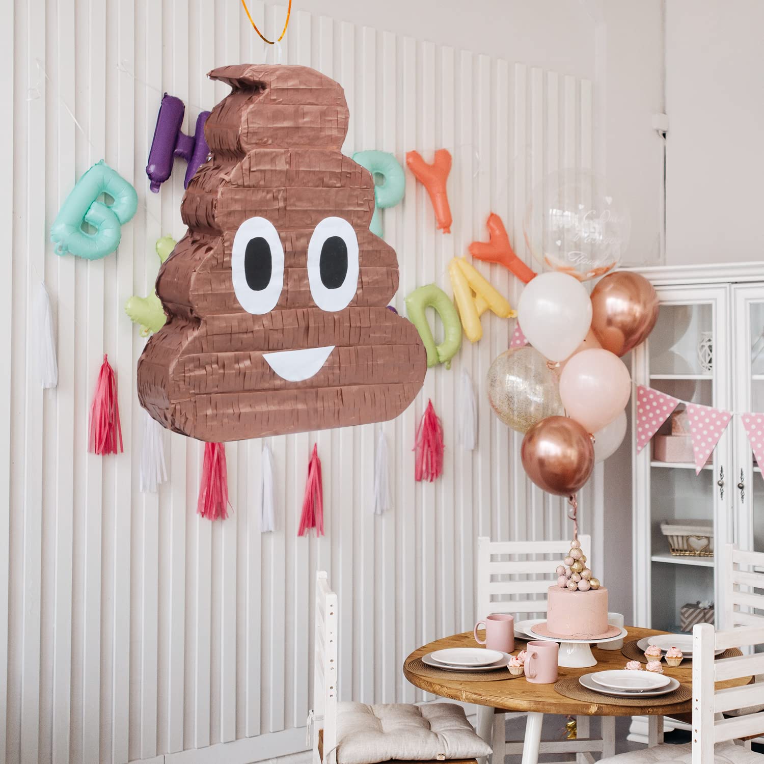 EnriQ Poop Pinata – Funny Kids Birthday Fiesta Decor & Party Favors