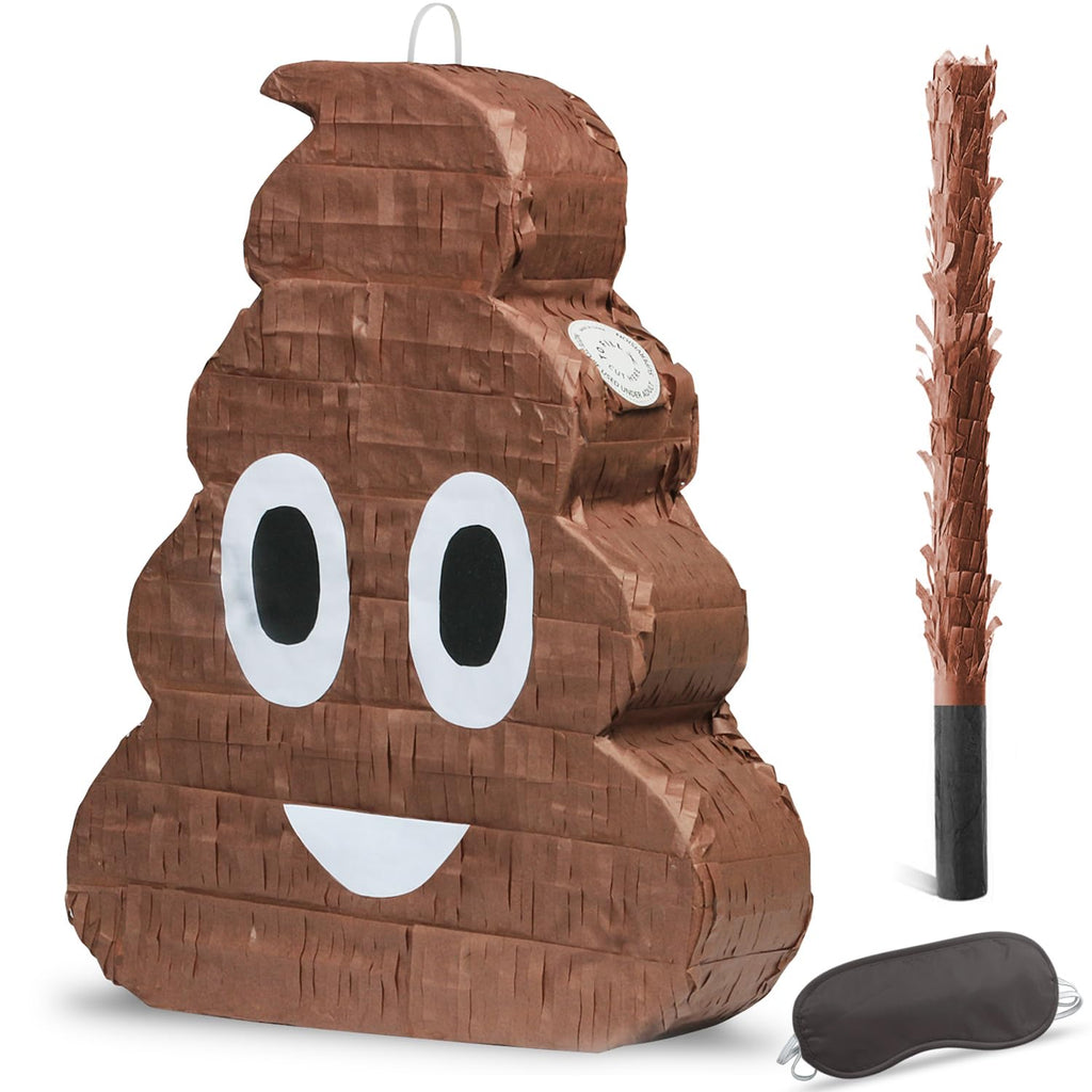 EnriQ Poop Pinata – Funny Kids Birthday Fiesta Decor & Party Favors