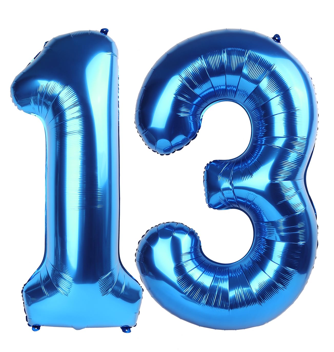 Enyeopd 13 Balloon Number – 40 Inch Dark Blue Balloons for Birthdays, Weddings & Milestones