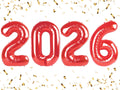 Enyeopd 2026 Balloon Number Balloons – 40-Inch Party Decor for New Year & Milestones
