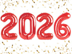 Enyeopd 2026 Balloon Number Balloons – 40-Inch Party Decor for New Year & Milestones