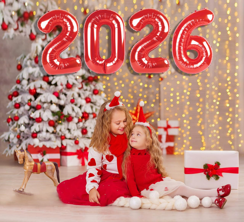 Enyeopd 2026 Balloon Number Balloons – 40-Inch Party Decor for New Year & Milestones