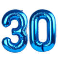 Enyeopd 30th Birthday Balloons | Dark Blue Number 30 for Milestones & Celebrations