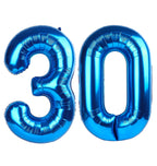 Enyeopd 30th Birthday Balloons | Dark Blue Number 30 for Milestones & Celebrations