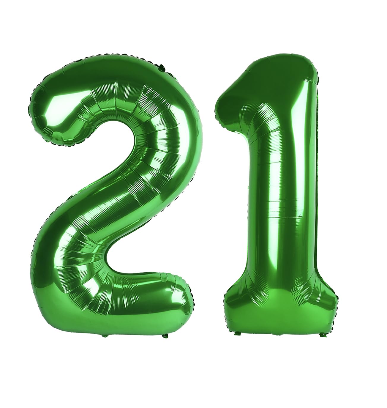 Enyeopd 40 Inch Number Balloons - Dark Green Birthday Decor for Men & Women | Photo Prop & Party Decor