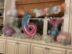 Enyeopd Number Balloons – 40-Inch Birthday Numbers (9, 19, 29) in Blue & Pink