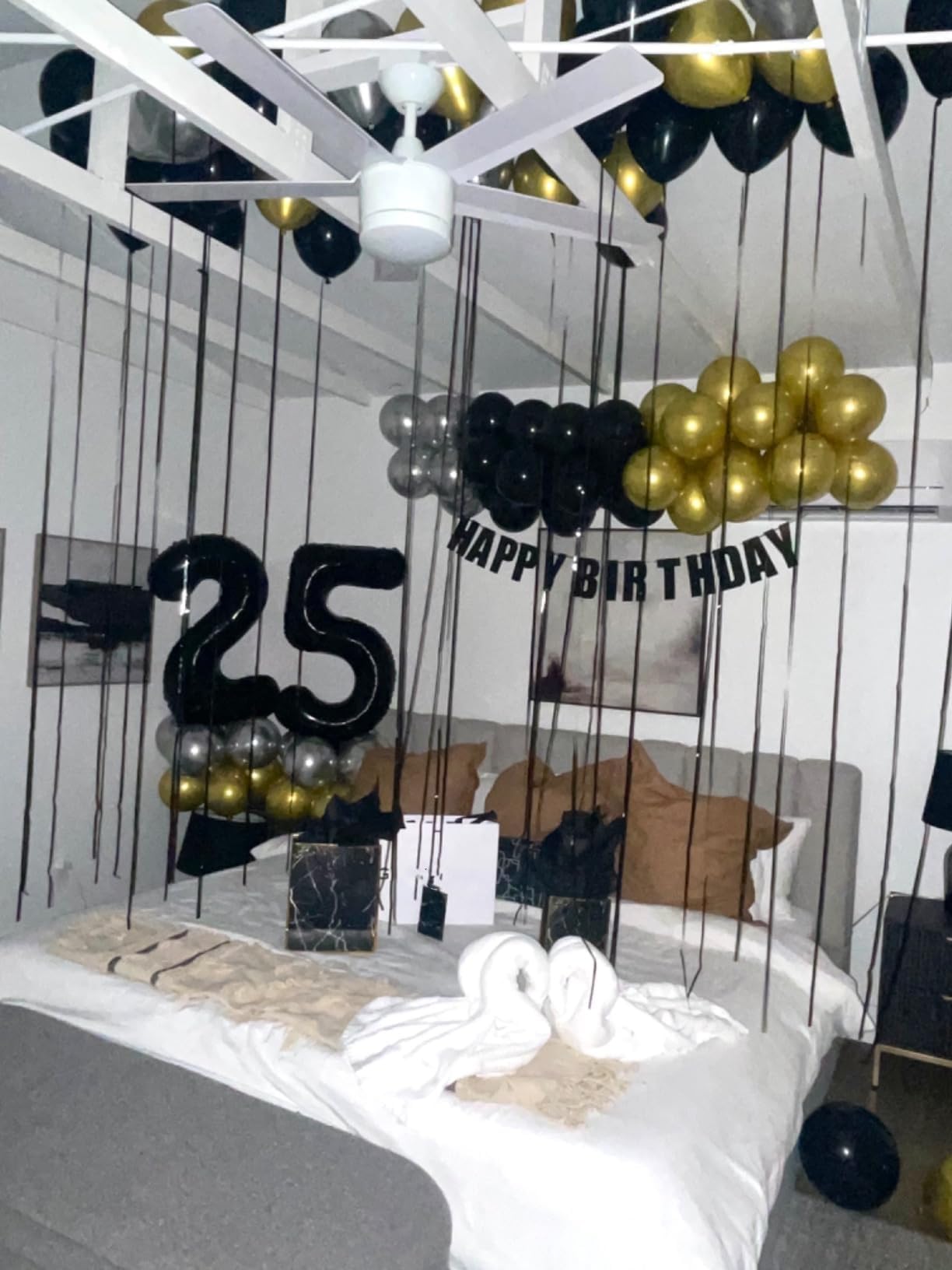 Enyeopd 50 Inch Black Number Balloons – Big 40in Numeric Balloons for 50th Birthday, Weddings & Celebrations