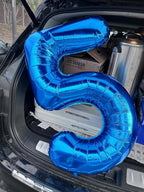 Enyeopd Balloons Number 5 – 40-Inch Dark Blue Number Balloon for Birthdays, Weddings & Milestones