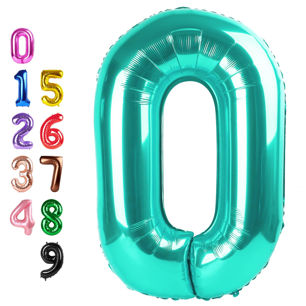 Enyeopd Balloon Numbers 40 Inch – Large Numeral Balloons for Birthday, Baby Shower, Wedding