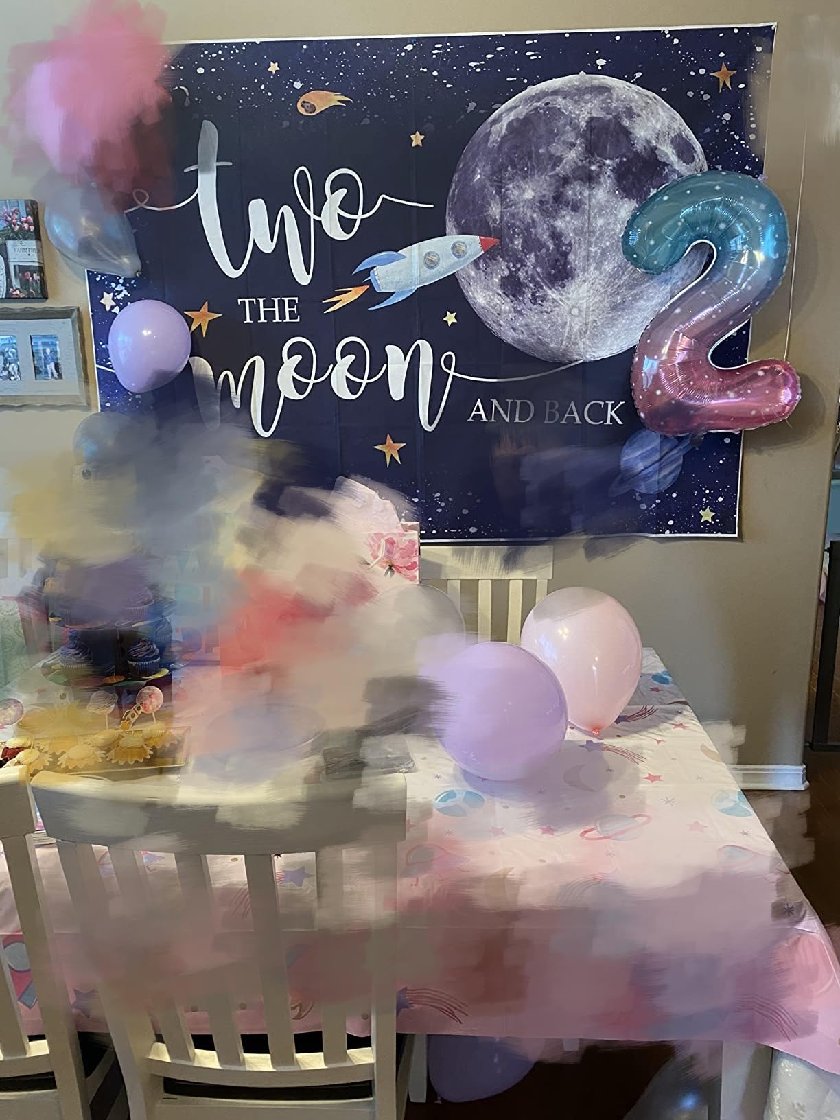 Enyeopd Birthday Balloons Numbers – 40" Number Balloons in Blue & Pink | For Birthdays, Weddings, Baby Showers